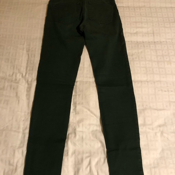 Dark green skinny jeans. Size 6. - Picture 3 of 4